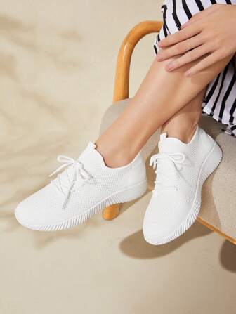 CUCCOO BASICS Damen Schnürsneaker, Sport Laufschuhe für Outdoor, für Sommersport, Lässig Schuhe, Schulanfang, Studentenschuhe, Weihnachten, Herbst, Neujahr, Valentinstag