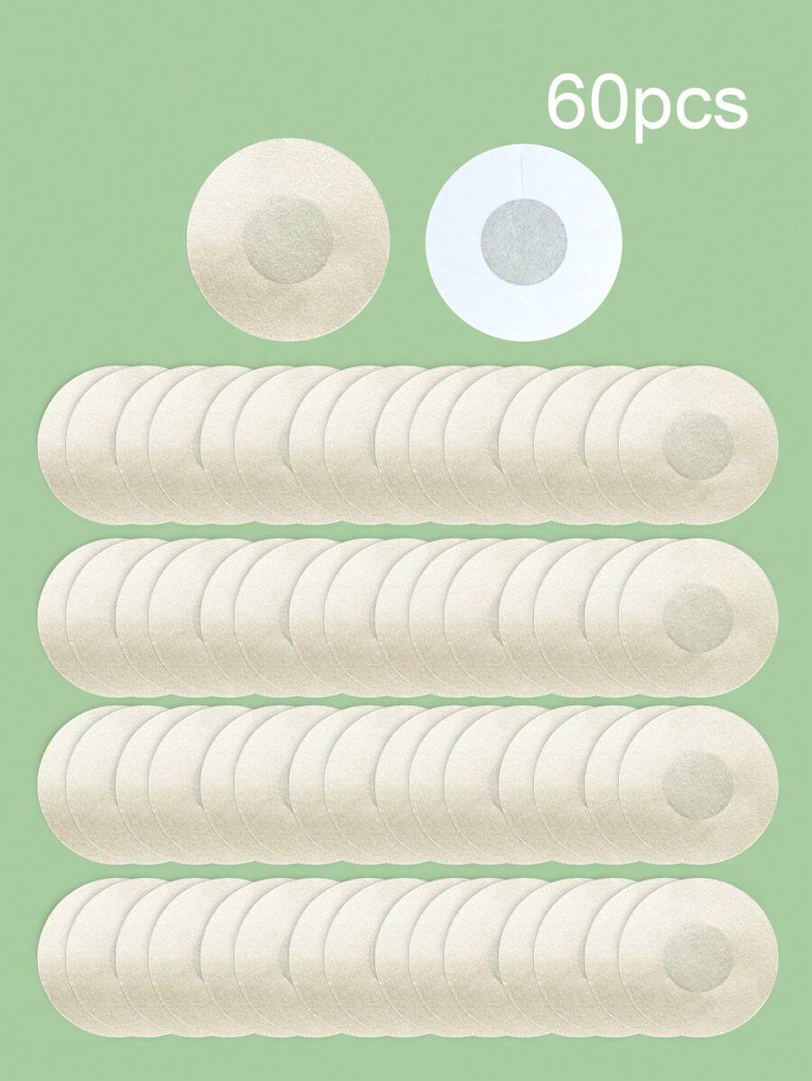 45mm Diameter Fabric Sports Nursing Pads, 60pcs