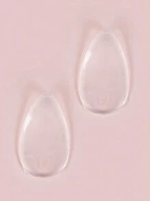 1pc Women's Waterproof Silicone Private Sticker - Clear - View 5