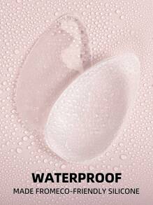 1pc Women's Waterproof Silicone Private Sticker - Clear - View 1