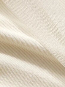 Dazy Designer 女士露肩长袖T恤，新年夜，露肩上衣，秋季女装外出上衣 - 白色 - 查看 7