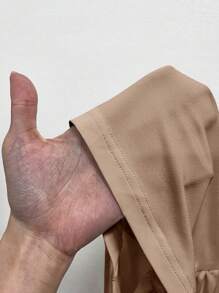 SHEIN Essnce Women  Tight-Fitting Round Neck Chest Pad Breathable Summer Basic Camisole Women Tops Bra Free Camisole Top - Camel - View 6