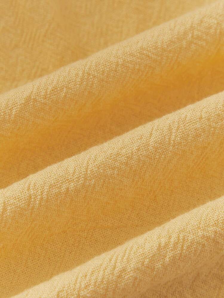 Newborn Baby Summer Simple Embroidery Pattern Cute Pure Cotton Princess Style Sleeveless Romper Dress, With French Sweet  Casual Ruffled Sleeves And Lace Decoration