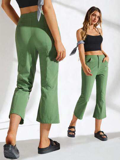 VARSITIE 运动夏季露营基本款喇叭裤和口袋裤