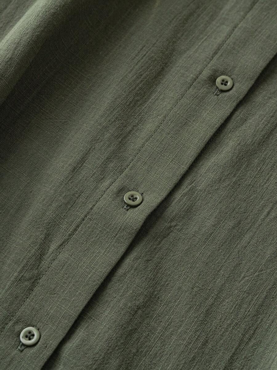 SHEIN Mulvari Plus Size Women's Simple Daily Short Sleeve Shirt With