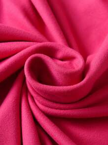 4 cái/bộ Áo thun ngắn tay cổ tròn màu trơn dành cho các cô gái tuổi teen, áo cơ bản - Màu Hồng Tươi - Xem 3