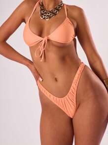 Musera Resort Bikini nhún bèo chỉ dành cho kỳ nghỉ hè tại khu nghỉ dưỡng bãi biển - trái cam - Xem 5
