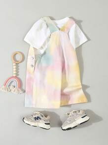 Little Girls' Cute Fresh Casual Denim Overalls And Jumpsuit - Multicolor - View 2