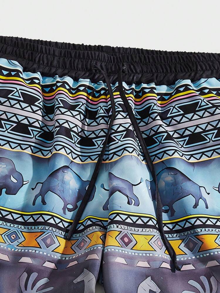 Men's Fashion Loose Printed Pants