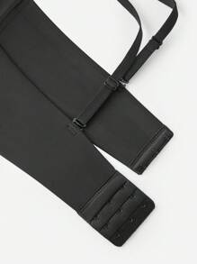 LUVLETTE 黑色露肩性感聚拢深 V 隐形基本款半罩杯时尚舒适内衣外穿文胸