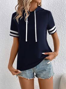 EMERY ROSE Women T-Shirts - Navy Blue - View 3