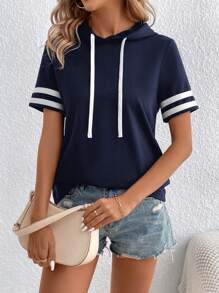 EMERY ROSE Women T-Shirts - Navy Blue - View 4