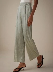 Aveloria Modichic Quần tây lưng thun Jacquard kiểu Trung Quốc tinh tế có khóa thủ công - Nhiều màu - Xem 5