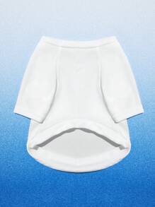 GAWX 艺术家白色宠物猴印花鸟眼面料 T 恤，1 件，节日 - 彩色 - 查看 6