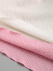 Sweetra New Summer European And American Style Sexy Strapless Top With Drawstring Waist And Slanted Hem Y2K Outfit  - Multicolor - View 7