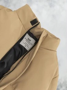 Men's All-Match Stand Collar Coat For Young And Casual Style - Camel - View 3