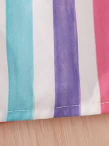 Conjunto casual para niña preadolescente con camiseta de cuello redondo y estampado de corazón hueco y pantalones