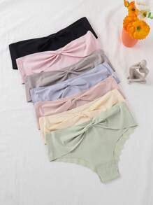 7pcs Women's Triangle Panties With Design And Sweet Style