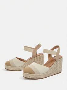 Styleloop Women's Buckle Decorated Round Toe Fashion PU Leather Black Combat Boots For Outdoor Wear For Summer Vacation Shoes Summer Elegant Basics Business Casual Business Chic Spring Shoes Spring Break Easter - Beige - View 5