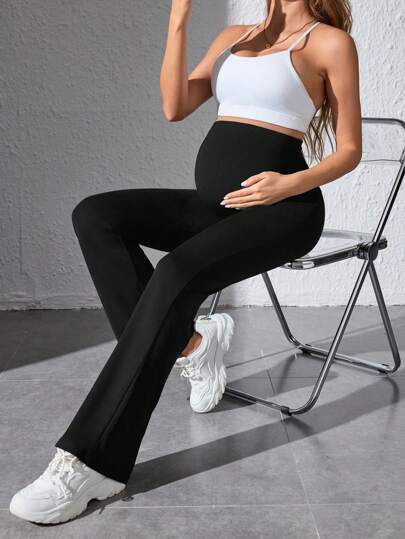 SHEIN 多用途孕婦運動褲，適用於提臀和塑身