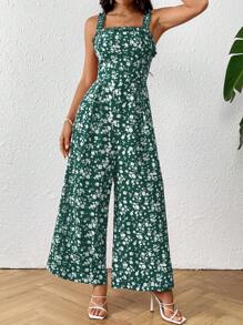 SHEIN VCAY Mono casual de mujer con estampado floral para vacaciones - Multicolor - Ver 4