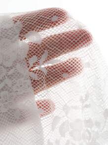 DAZY Elegantes Damen Sommer Spitzenkleid ärmellos einfarbig, Geburtstags Abendkleid Sommerkleid