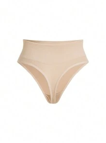 SHEIN Women's Solid Color Simple Daily Sports Underwear Airport Outfit - Multicolor - View 4