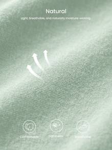 LUVLETTE Green Soft Cotton & Modal Mint Green Basic Long Pajama Sets For Women Lounge Sets For Women Pants With Pockets, Fall Clothes