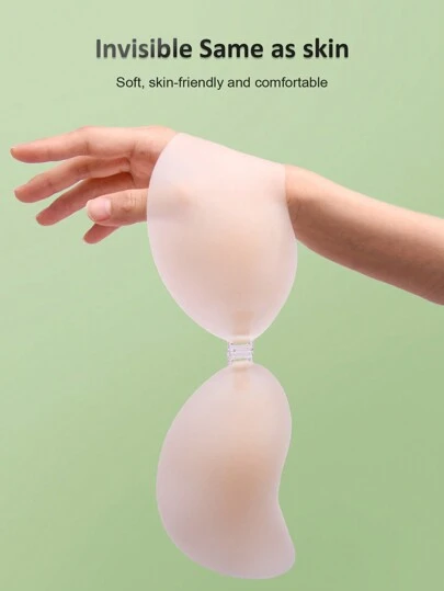 女士實色簡約日常固定芒果款胸罩