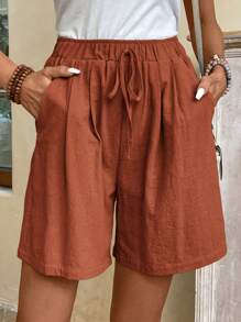 EMERY ROSE Women's Vacation Casual Solid Loose Shorts