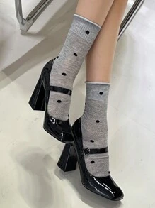 DAZY Women's Random Printed Simple Daily Socks - Multicolor - View 4