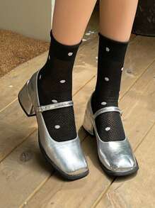 DAZY Women's Random Printed Simple Daily Socks - Multicolor - View 9