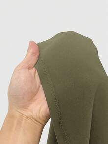 ROMWE Goth Robe d'été ceinturée à imprimé peau de serpent papillon, étoiles et lune - Militaire verte - Voir 5