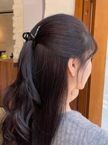 DAZY 纯色简约发爪适合日常佩戴爪夹发夹发夹发钳发夹发夹抓发夹 - 黑色 - 查看 6