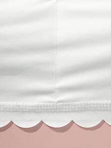 SHEIN Tween Girl 3-Piece Simple & Sweet Lace Trim Wireless Padded Bralette Set - Baby Pink - View 6