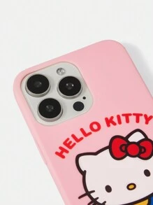 HELLO KITTY AND FRIENDS | SHEIN Vỏ điện thoại họa tiết hoạt hình màu hồng thời trang - Hồng - Xem 3