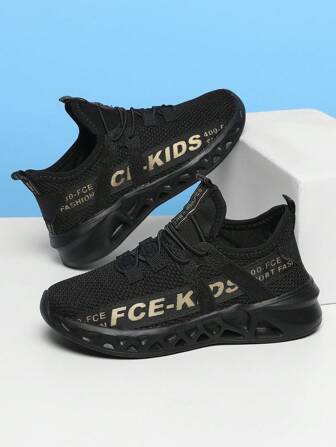 男女通用简约运动款四季防滑透气轻便舒适低帮儿童鞋平底休闲运动鞋