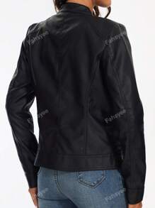 Fashionable & Versatile Stand Collar Zip-Up Jacket