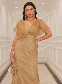 Robe de soirée grande taille (style lourd)