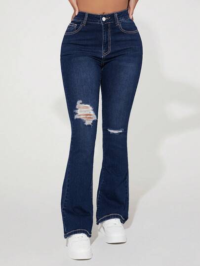 SHEIN PETITE Women Jeans  Thickened Denim