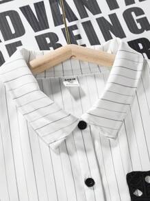 Bộ 2 món Áo sơ mi dài tay phối màu chân váy cho bé gái tuổi teen - Nhiều màu - Xem 7