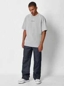 SUMWON Camiseta con gráfico impreso con número en la espalda