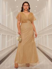 Robe de soirée grande taille (style lourd)