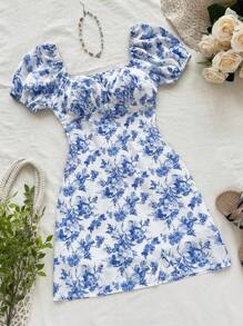 Blue and White
