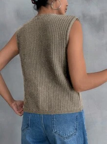 EURMUSE 女士前中綁帶設計短款開衫，適合休閒校園風格