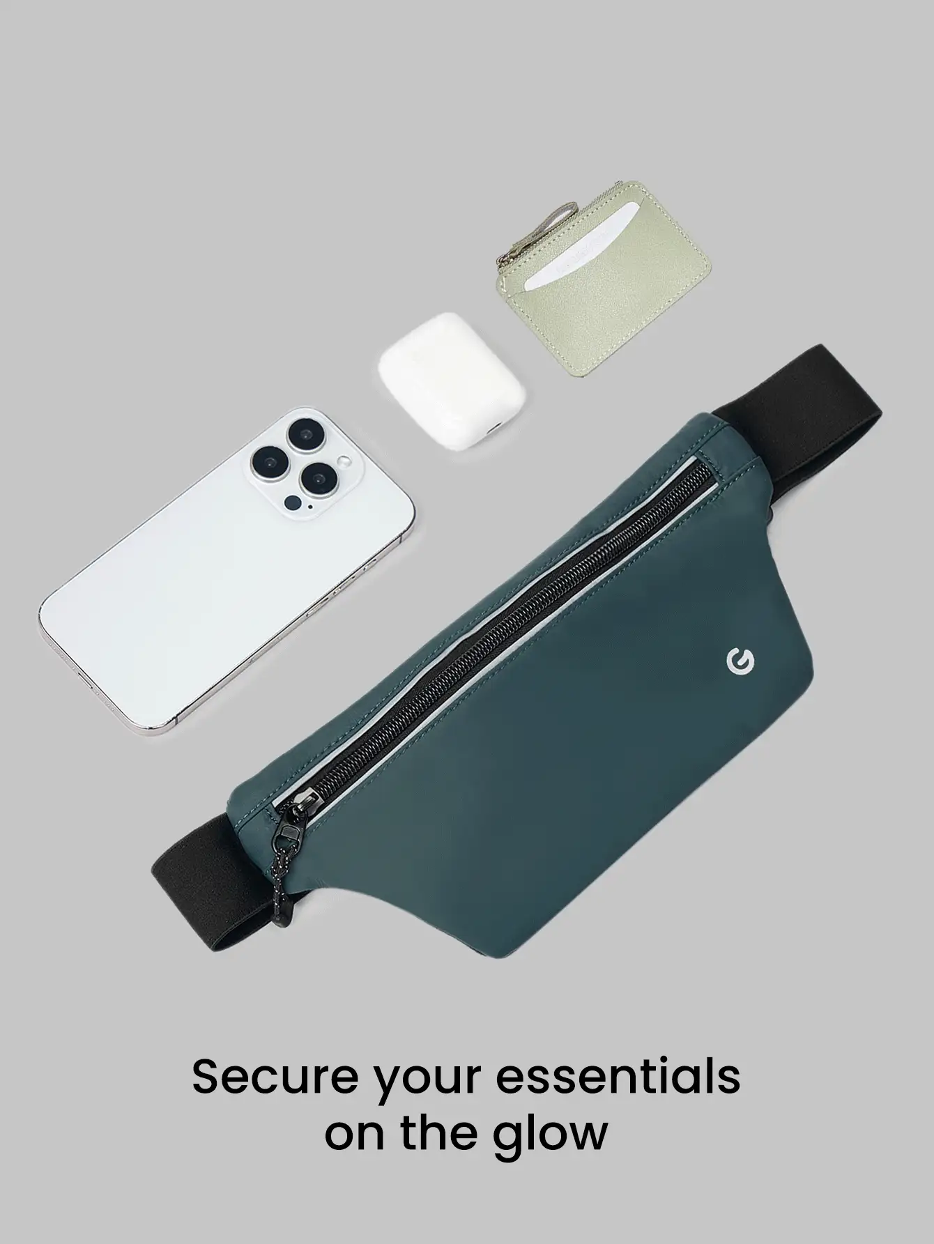 Slim Running Waist Belt Bag Cycling Gym Phone Bag