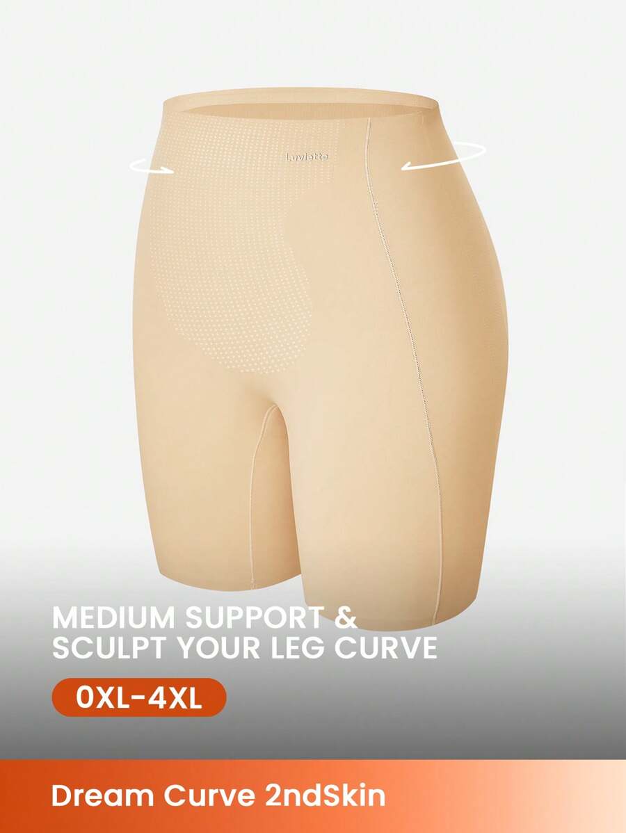 LUVLETTE Plus Dream Curve 2ndSkin Shaping Plus 高腰隐形短裤，女士内衣