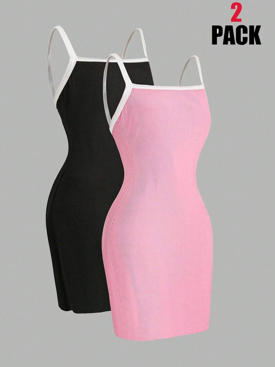 Women's Plain Color Simple Daily Spaghetti Strap Dress