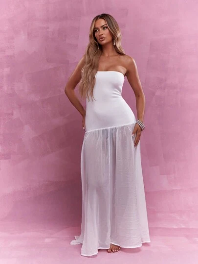mesh plus size dresses Shop The Ghost Mesh Xray Dress