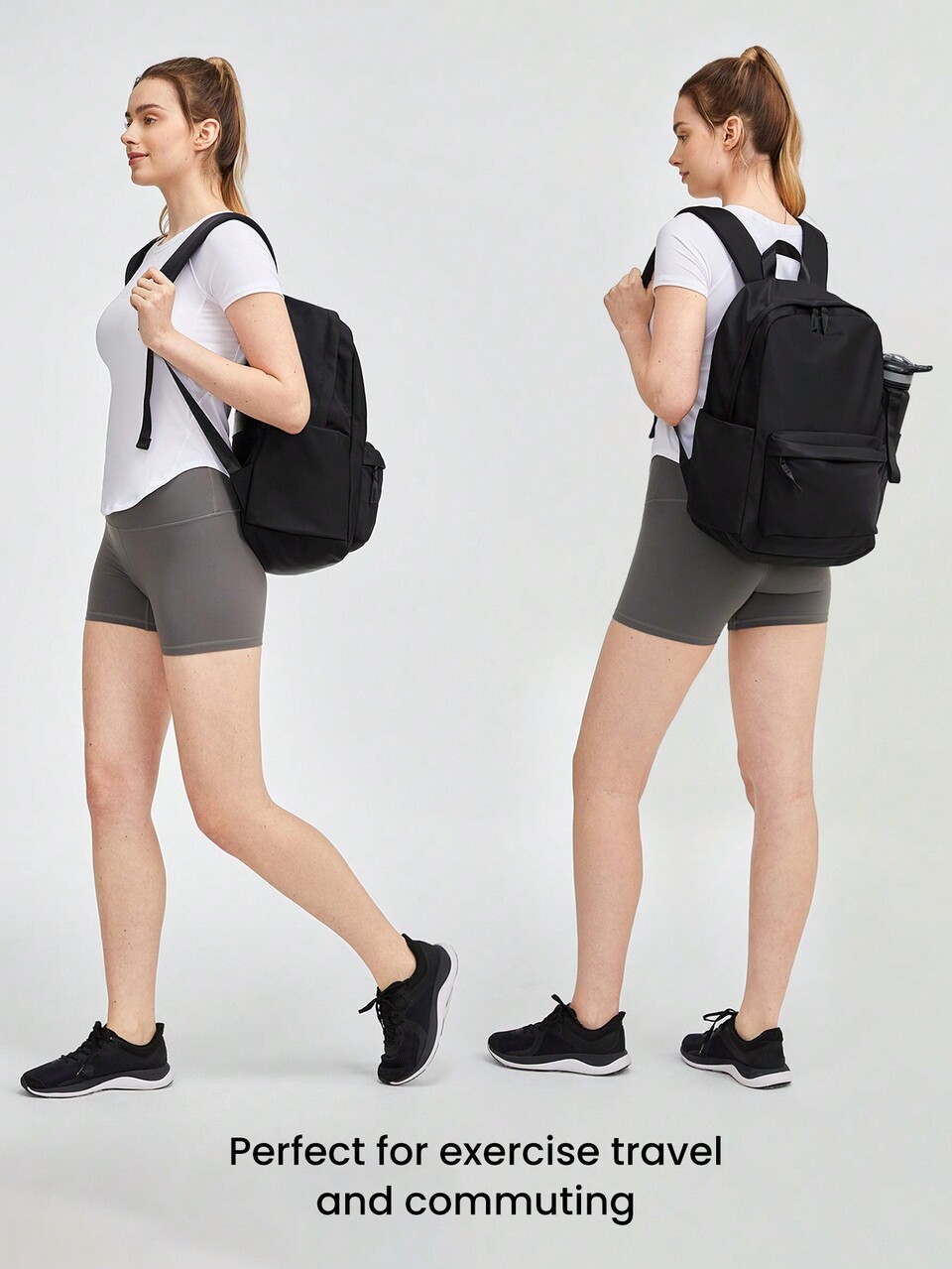 Multi-Compartment Backpack Commuting Travel Exercise 21L  Spring Summer